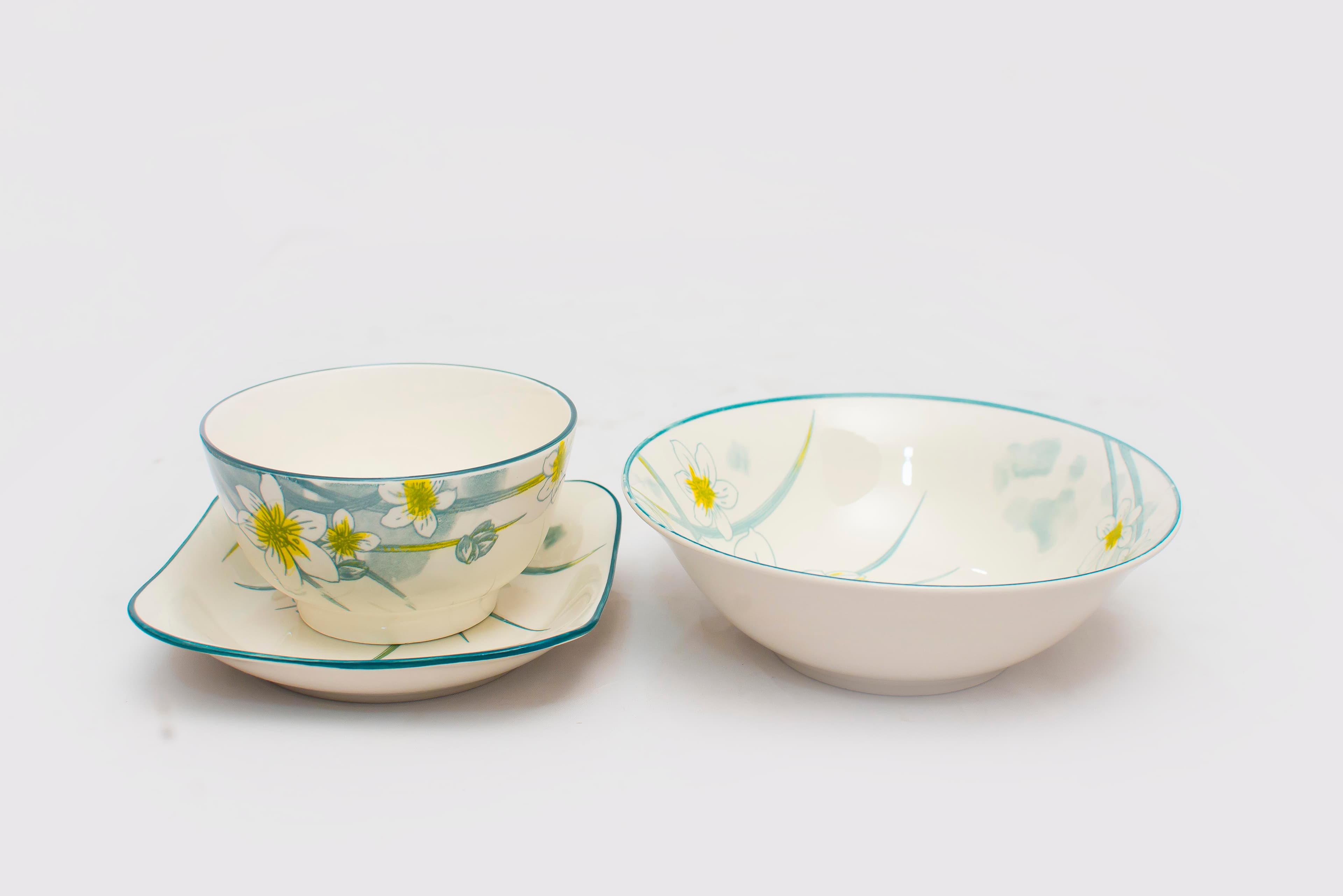 Daffodil Plate Combo Set