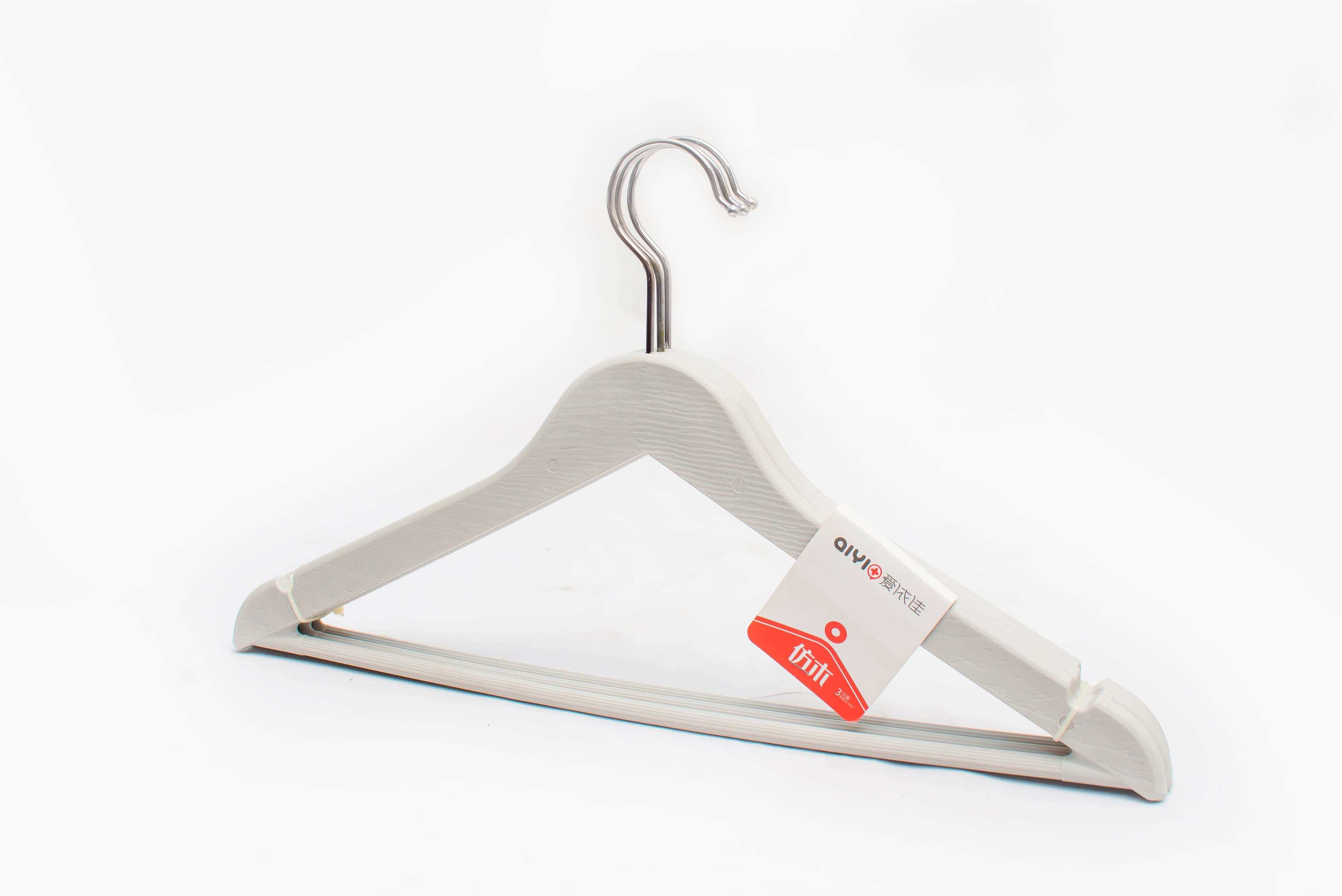 3-Pack White Large Clothes Hanger